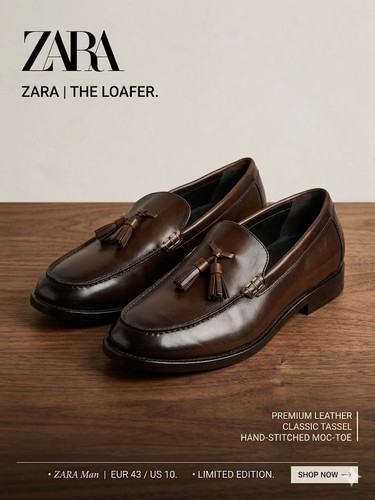 Scarpe eleganti mocassini zara - scarpe,