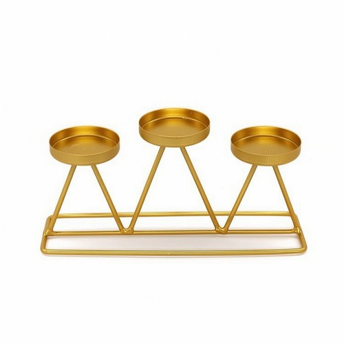 Candelabro tre tazze opaco - tre,