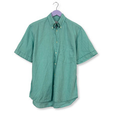 Camicia Valentino verde acqua a tinta unita - Taglia 39 - 15 1/2 uomo