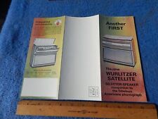 Wurlitzer 3100 3110 Americana