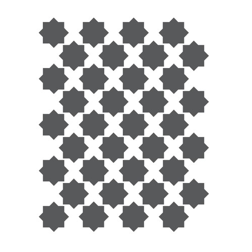 Stencil stella marocchina