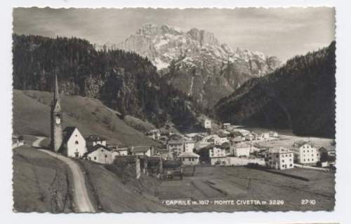 Cartolina caprile belluno - cartolina,