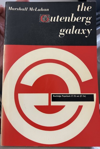 The gutenberg galaxy - galaxy, /