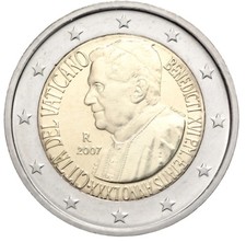2 Euro Vaticano 2007 80°