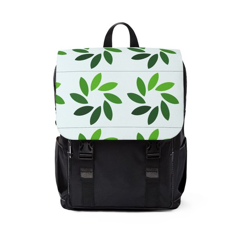 Zaino spalla foglia verde - zaino,