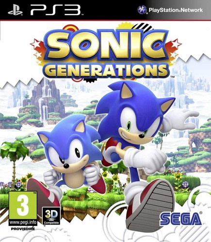 Jeu ps3 sonic generations - sonic,