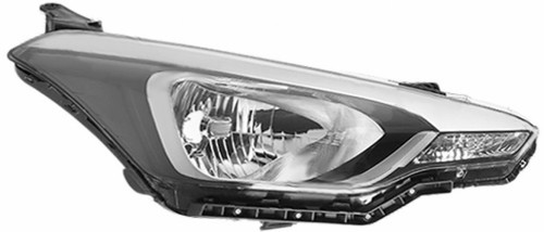 Faro anteriore per hyundai - dx,