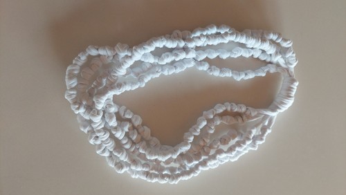 Collana nodi stoffa - nodi, di
