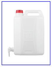Tanica in Plastica Per Alimenti Fusto Bidone Acqua Olio Vino 10 20 lt rubinetto