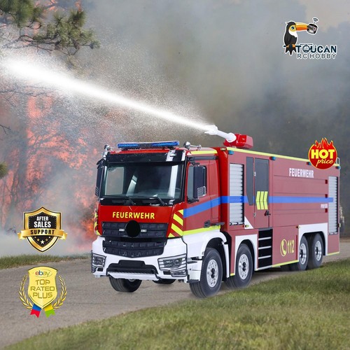 Camion antincendio 8x4 rc - antincendio, 1/14