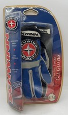 Guanti gel dita complete SCHWINN Pro vintage 2002 - taglia S/M - nuovi - blu grigio