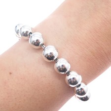 Bracciale TIFFANY & CO. Argento Sterling 925 Vintage HardWear Sfera Perline 7,25"