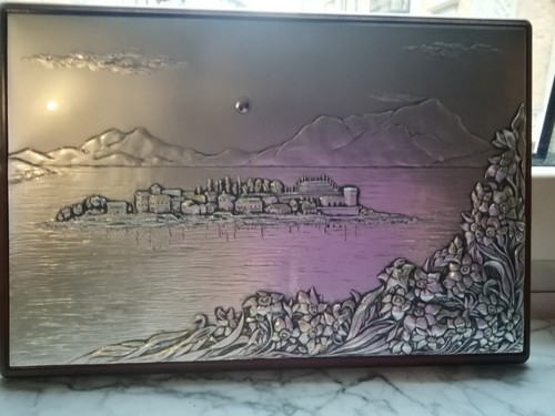 Quadro lastra argento su - quadro,