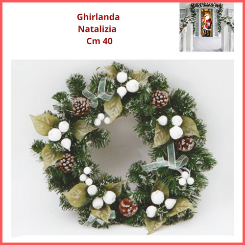 Ghirlanda natalizia fuoriporta