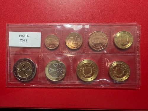 Serie monete malta 2022 - serie, 8
