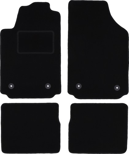 Tappetini velluto nero audi - nero,