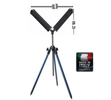 rullo per roubaisienne rulli a v tre piedi rubasien pesca  poggia canna 