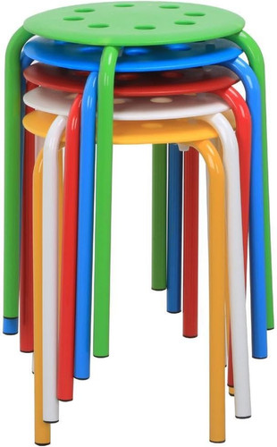 Sgabelli impilabili colorati - impilabili,