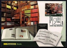 Italia 2015 Enciclopedia Italiana Biblioteca Libri Educazione Maxicard