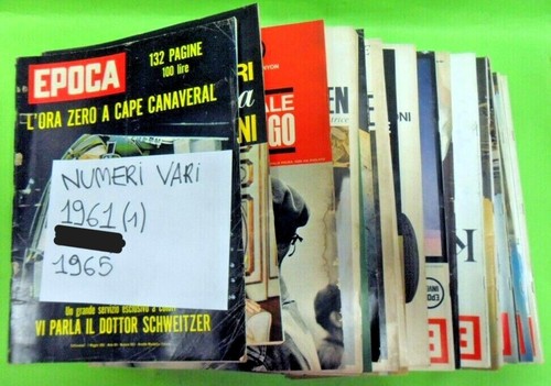 Rivista epoca numeri - numeri, 1961