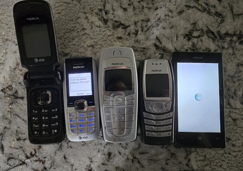 Lot old nokia - old, smart