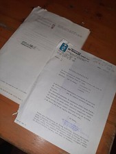 DE TOMASO 1981, DICHIARAZIONE CONCESSIONARIA, incarico TARGA PROVA.