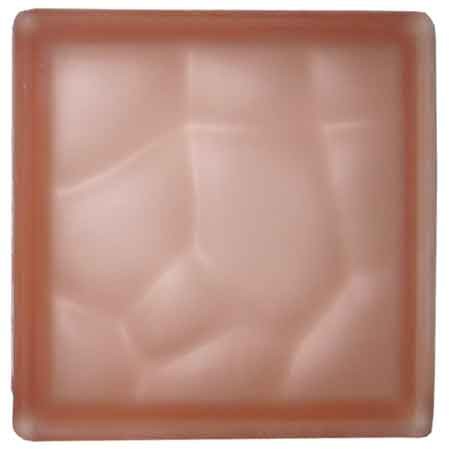 Vetromattone ondulato rosa - vetromattone,