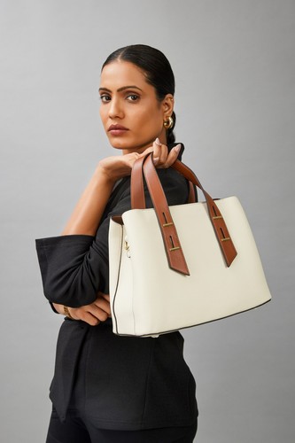Borsa donna beige marrone