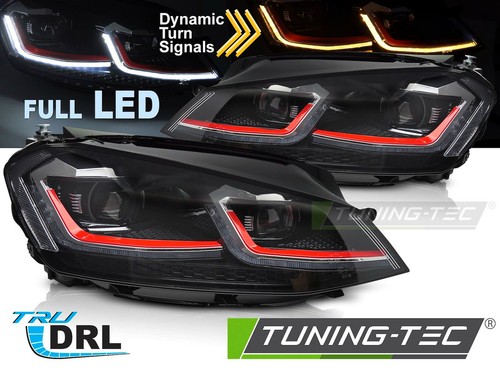 Fari anteriori full - led, rossi