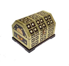 Cassapanca in legno ottone