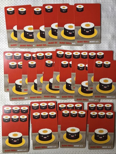 Lotto carte ricambio sushi - carte,