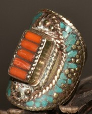 Anello bigiotteria antico - anello, 1,4"