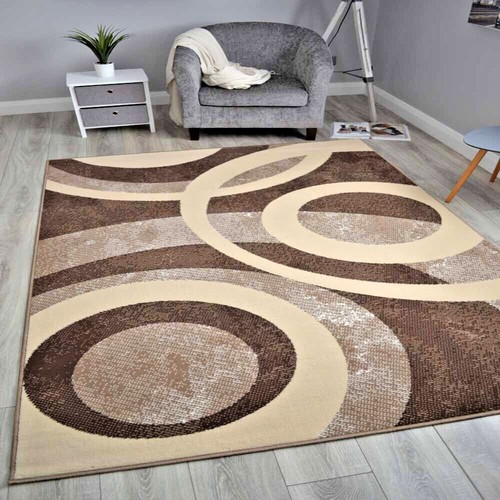 Tappeto marrone beige piccolo