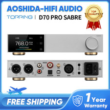 TOPPING D70 Pro SABRE HIFI DAC Audio ES9039SPRO XMOS XU316 Decoder desktop
