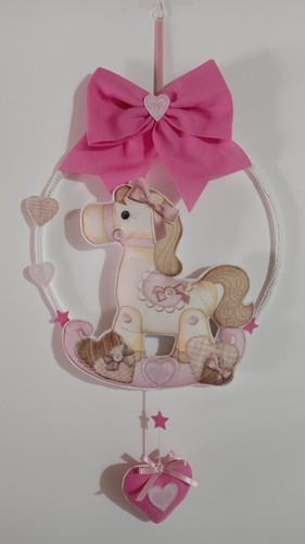 Fiocco nascita bimba - , (bimbo)