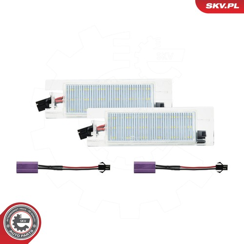 Luce targa led - luce, alfa