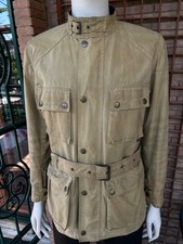 Giacca BELSTAFF ROADMASTER DESERT LAND cotone cerato Malenotti epoca etichetta oro M