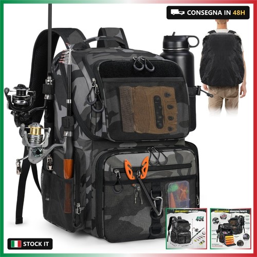 Rainsmore zaino pesca 45l - rainsmore,