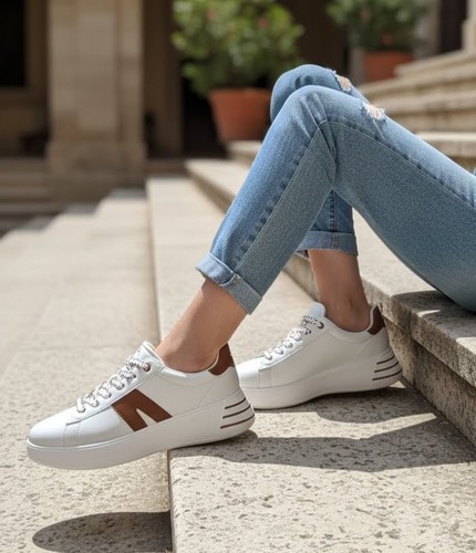 Sneakers donna bianche - da,