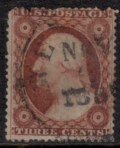 Scott type iii 3 - #26, 3-cent
