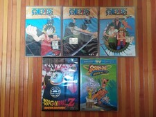 Lotto 5 DVD Anime/Cartoni Animati (One Piece, Dragon Ball, Scooby Doo)