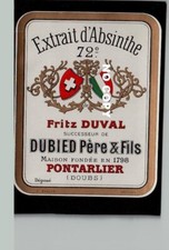 New label ABSINTHE EXTRACT -