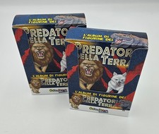 Le Figurine dei Predatori della Terra  2 box 50 bustine figurine sigillate sb...