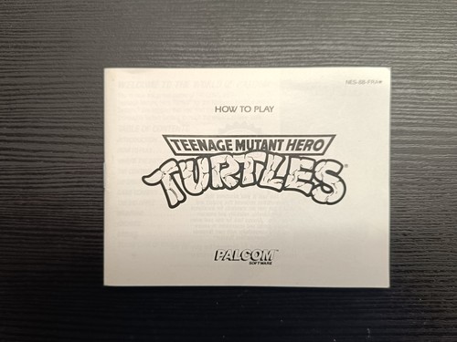 Notice seule teenage mutant - notice,