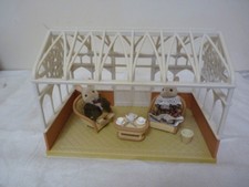 FAMIGLIE SILVANIANE MOBILI VINTAGE GIARDINO D'INVERNO PERVINCA CONIGLIO NONNI