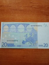 20 EURO 2002 MARIO DRAGHI FUORI PRODUZIONE S41013060514 PALINDROMO 41 14