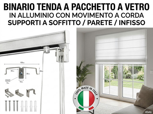 Binario tenda pacchetto - tenda, vetro