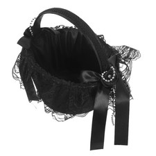  Cesti Bambina Fiori per Matrimoni Nero Porta Confetti Decorativi