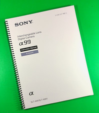 Owners Manual for Sony SLT