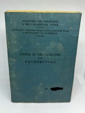 FIAT 500 D tipo 110D 1965 LIBRETTO COMPLEMENTARE USO COLLEZIONE AUTO D' EPOCA